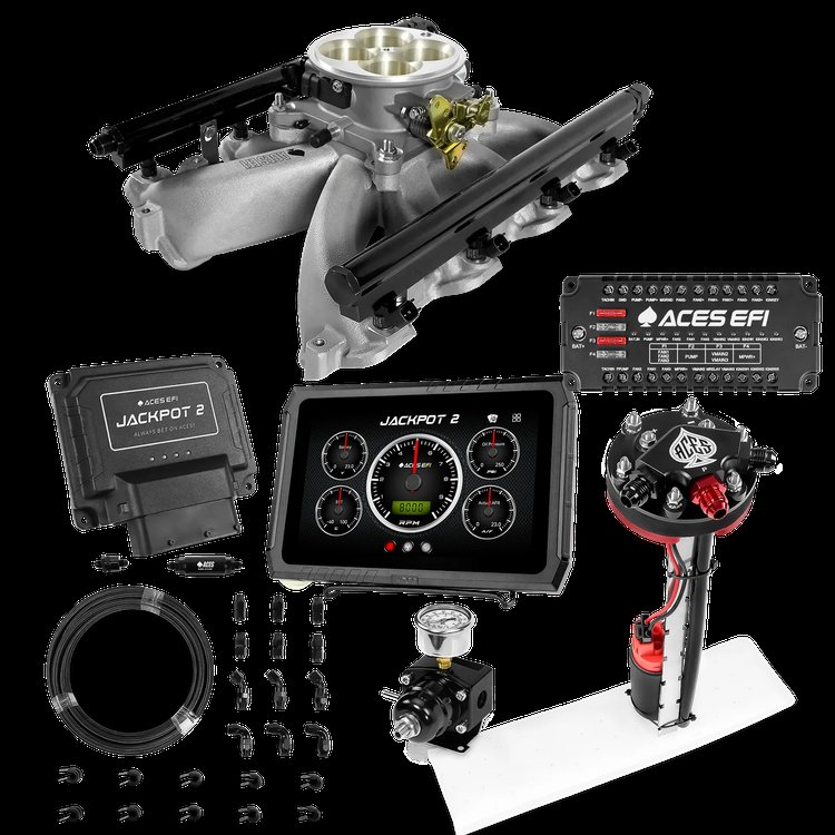 Complete GM LS Engine Management Kit with Tight Fit In-Tank Pump + 40 Ft PTFE