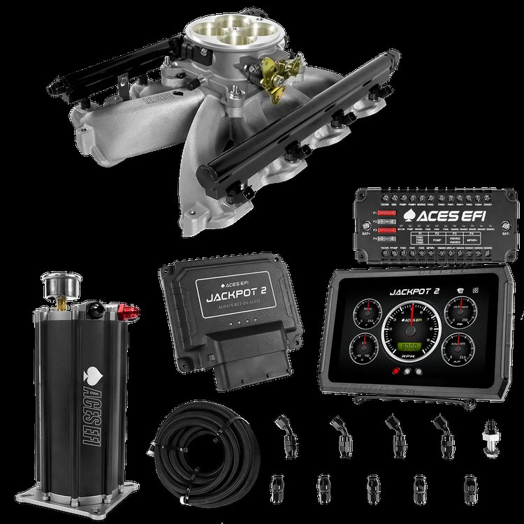 Complete GM LS Engine Management Kit with Command Center 2 Surge Tank