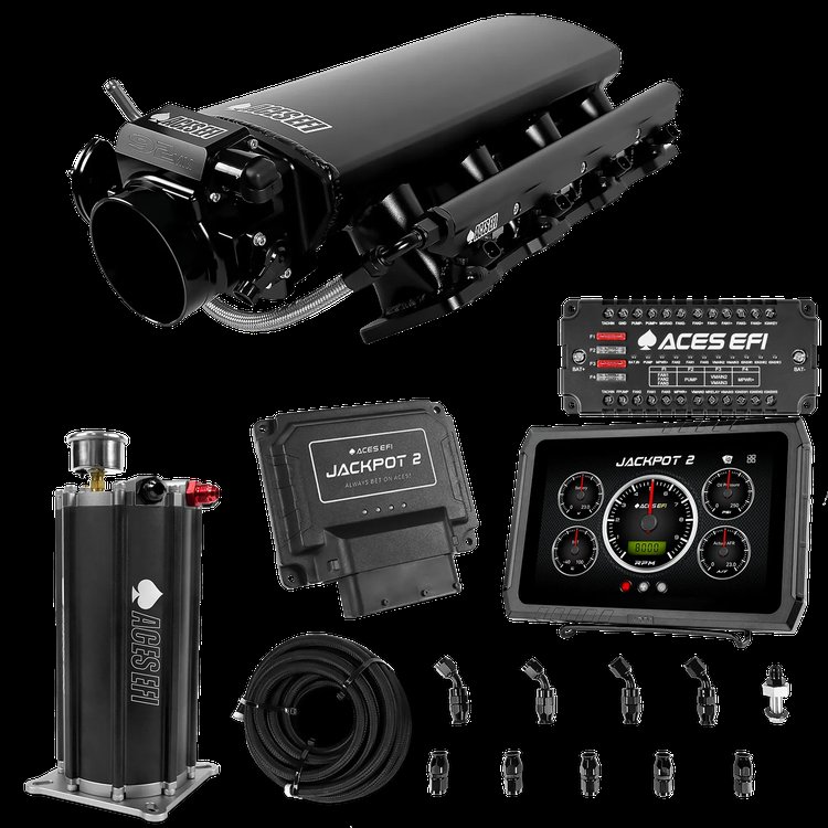 Complete GM LS Engine Management Kit with Command Center 2 Surge Tank