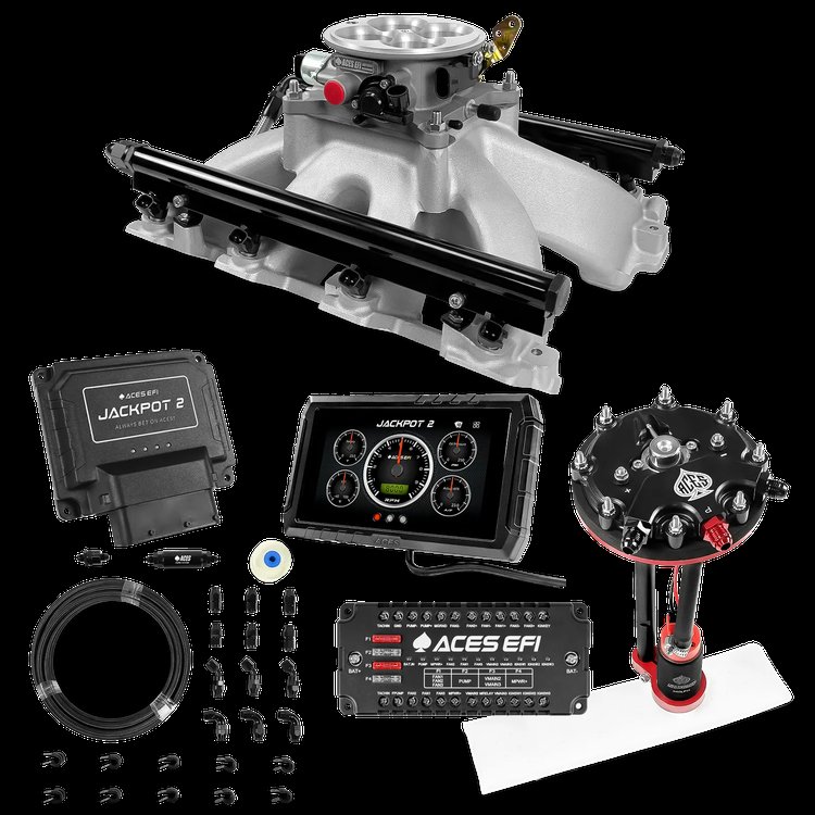 Complete GM LS Engine Management Kit with Tank Conversion Pump + 20 Ft PTFE