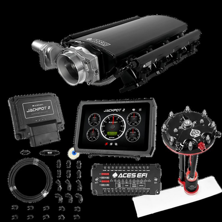 Complete GM LS Engine Management Kit with Tank Conversion Pump + 20 Ft PTFE