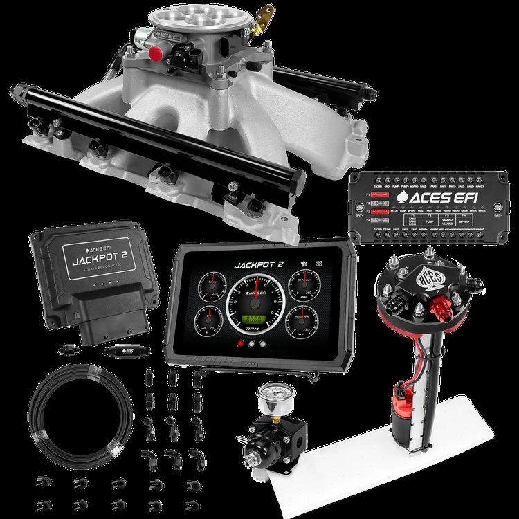 Complete GM LS Engine Management Kit with Tight Fit In-Tank Pump + 40 Ft PTFE