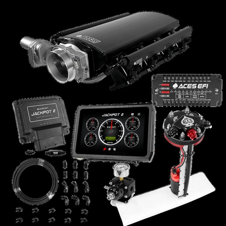 Complete GM LS Engine Management Kit with Tight Fit In-Tank Pump + 40 Ft PTFE