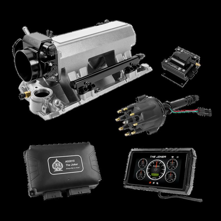 Sequential Multi-Port EFI System with Intake and Distributor for Small-Block Chevy V8