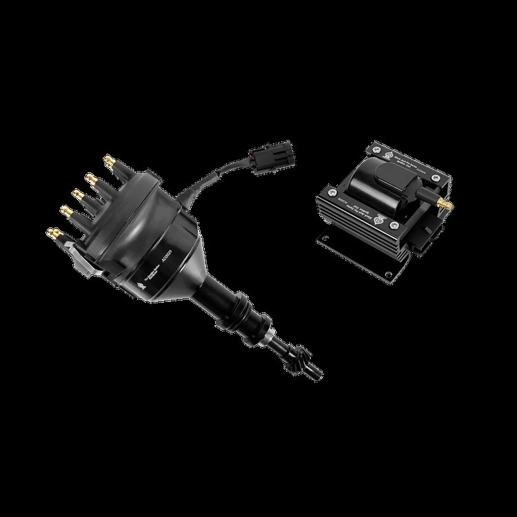 Billet Hall-Effect Distributor and Ignition Coil Combo for Sequential EFI on Domestic V8 Engines