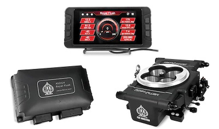 AS2014B Royal Flush TBI/CDI EFI System, Black