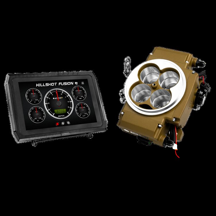 Killshot Fusion Throttle Body EFI System for 4150-Flange Intake Manifolds