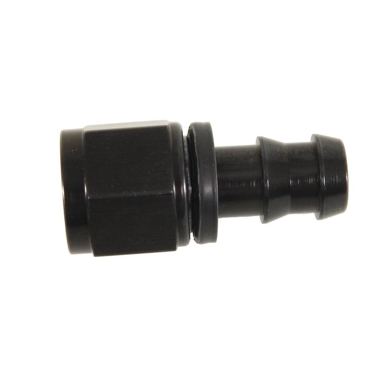 Aluminum Black Anodized Fitting -08AN Hose Size