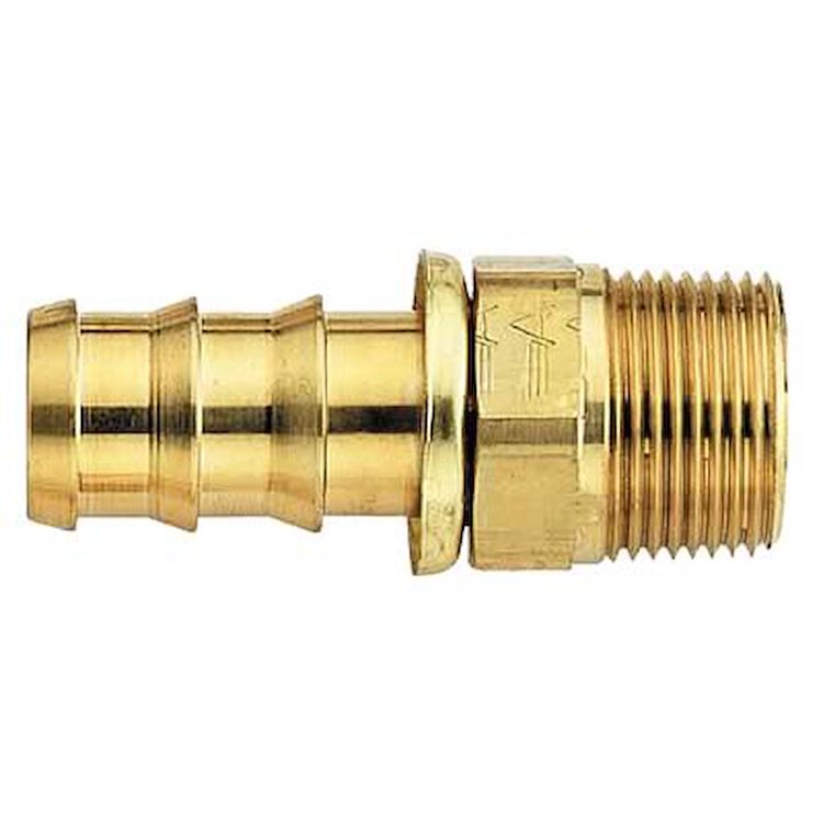 -04AN Hose Size 1/8 Thread Size Straight Brass
