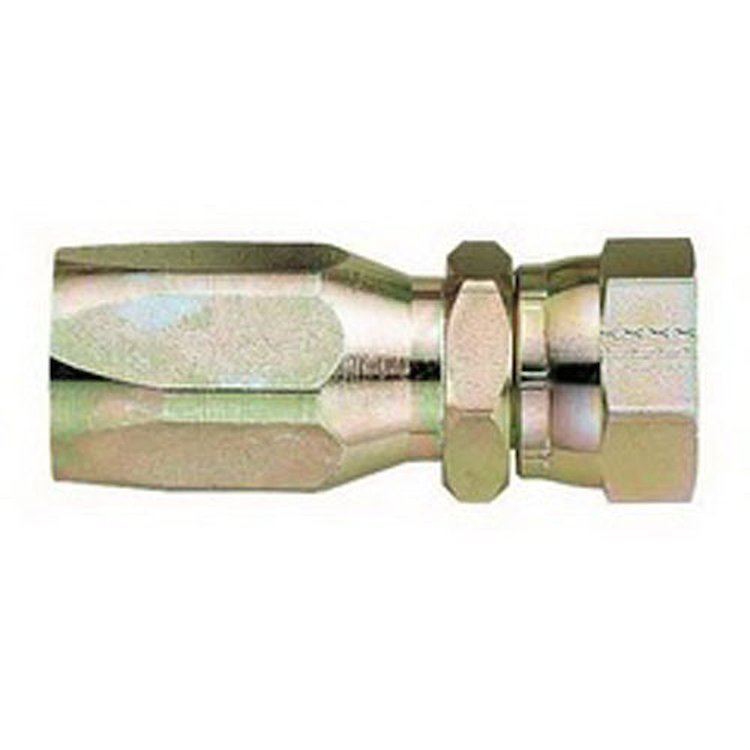 Reusable Steel Swivel Straight 3/4 - 16 Thread Size -08AN Hose Size
