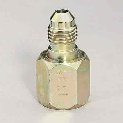 -06AN x -04AN Steel - Reducer AN Flare Swivel AN Flare