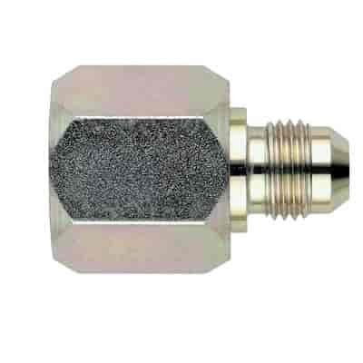-10AN x -06AN Steel - Reducer AN Flare Swivel AN Flare