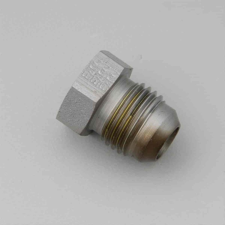 -06AN Dash Size 3/8in. Tube O.D. 0.16 Counterbore Depth - Flare To Braze Unplated