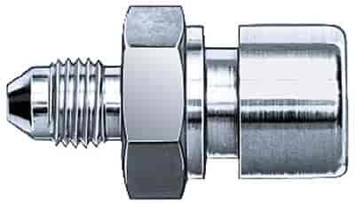 Male Flare To Female Inverted Flare Brake Adapter -03AN To 3/8-24 Thread