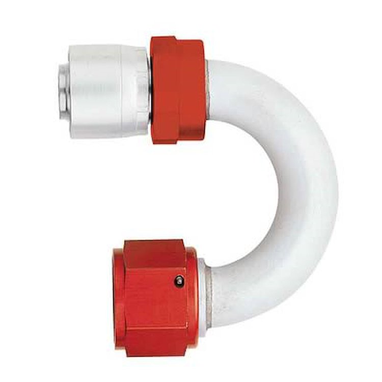 Lightweight Crimp Swivel 180 deg. Elbow -10AN Hose Size