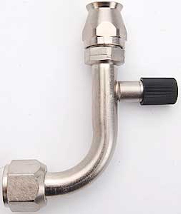 A/C Fitting With Chargeport -10AN