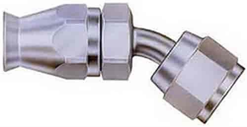 Fittings #8 45DEG HOSE END PTFE
