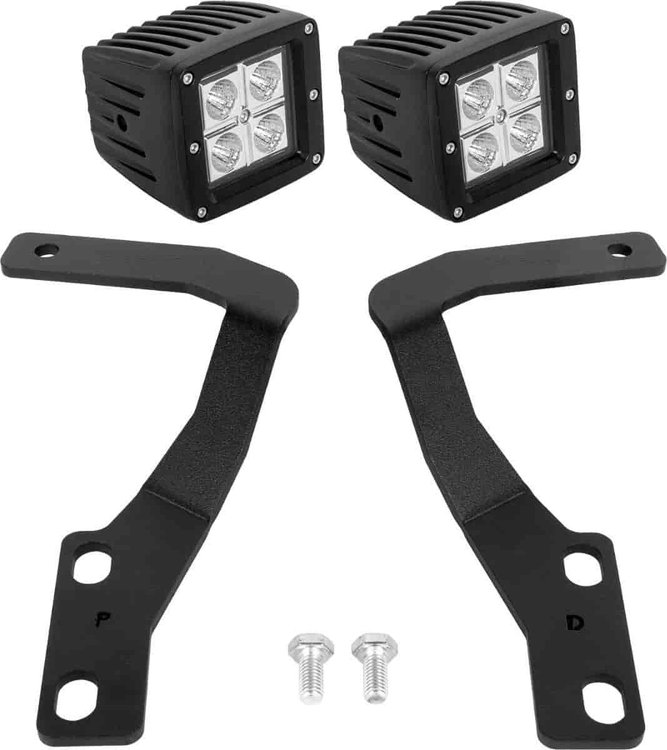 LED Flood Light Pod and Ditch Bracket Kit 2010-2020 Toyota 4Runner