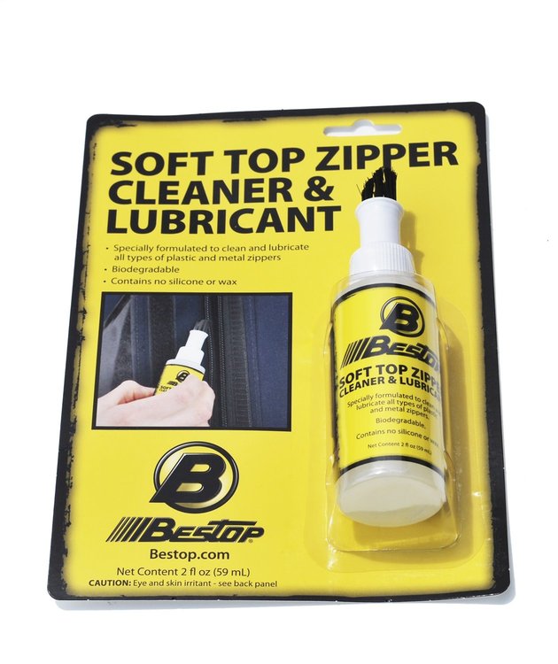 Bestop Soft Top Zipper Cleaner/Lubricant, 2 oz. Bottle, Boxed,