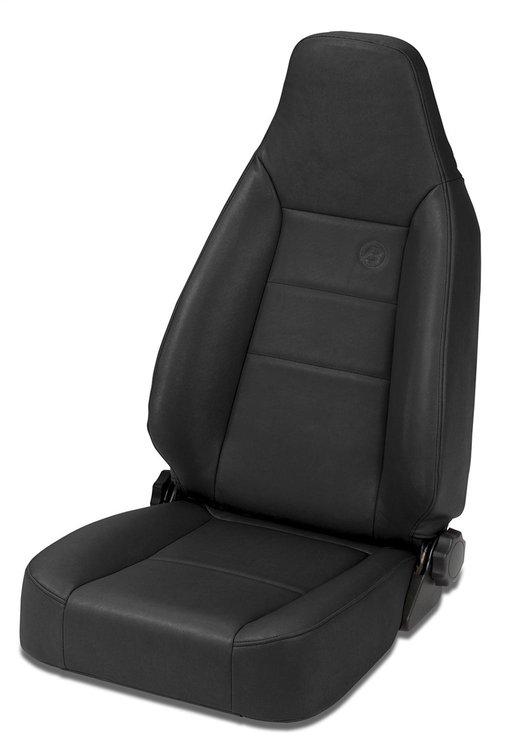 Trailmax II Sport Seat, Black Denim, Front, High-Back, Vinyl, Bucket, Driver Or Passenger Side
