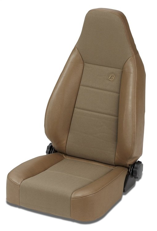 39438-37 TrailMax II Sport Seat for 1976-2006 Jeep CJ and Wrangler [Spice Vinyl w/Cloth Insert]