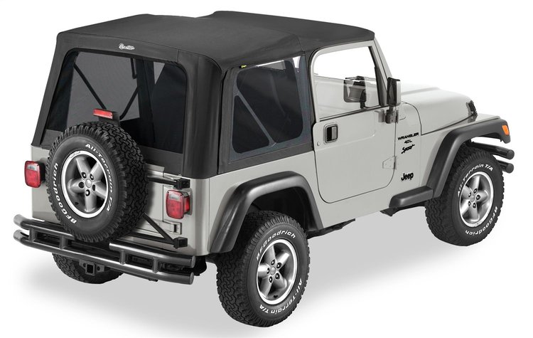 Replace-A-Top, Black Denim, Tinted Windows, No Door Skins Included,