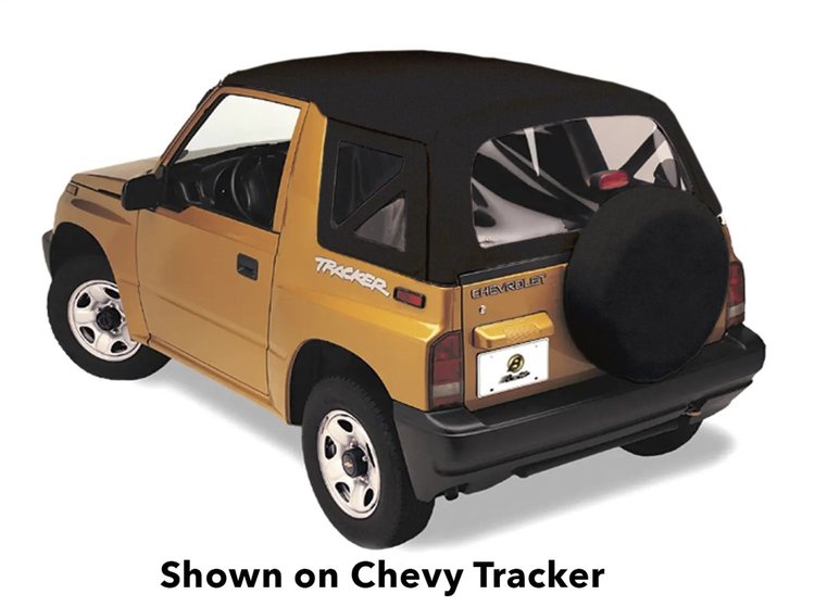 Replace-A-Top, Black, Clear Windows, No Door Skins Included,