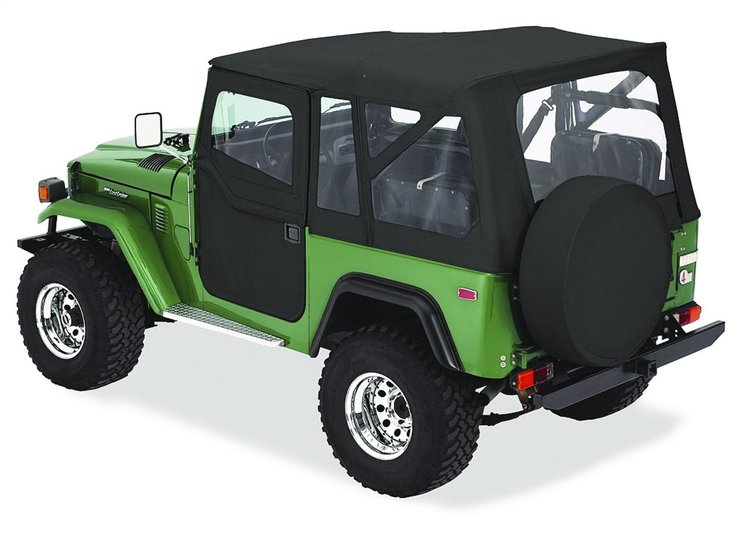 51464-15 Supertop for 1964-1984 Land Cruiser FJ40 [Black Denim]