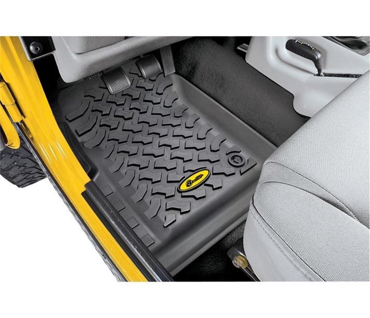51509-01 Front Floor Liner for 1997-2006 Jeep Wrangler [Black]
