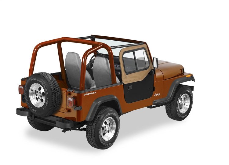 51785-37 Upper Door Sliders for 1988-1995 Jeep Wrangler [Spice]