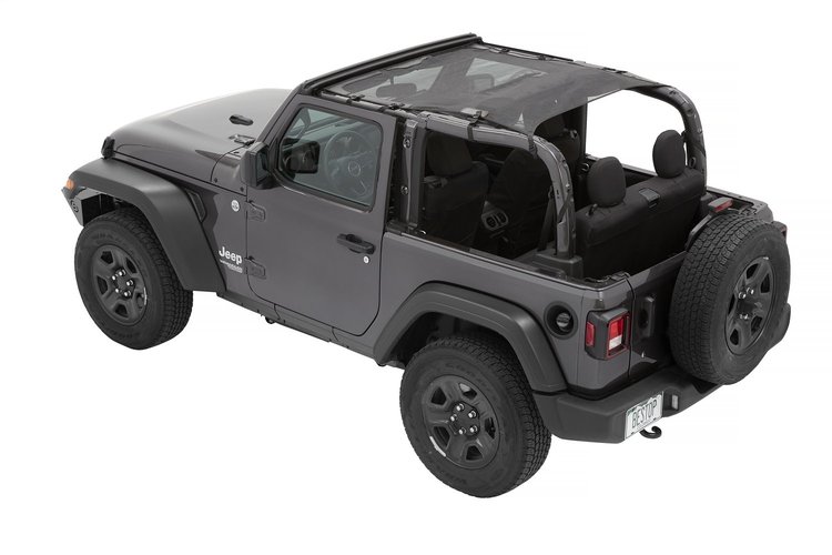 52412-11 Sun Safari Bikini Tops for 2018-2022 Jeep Wrangler JL 2-Door [Mesh]