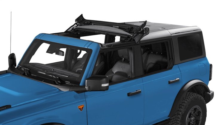 52461-35 Sunrider For HardtopFits Select Late-Model Ford Bronco 4-Door [Black Diamond Vinyl Fabric]