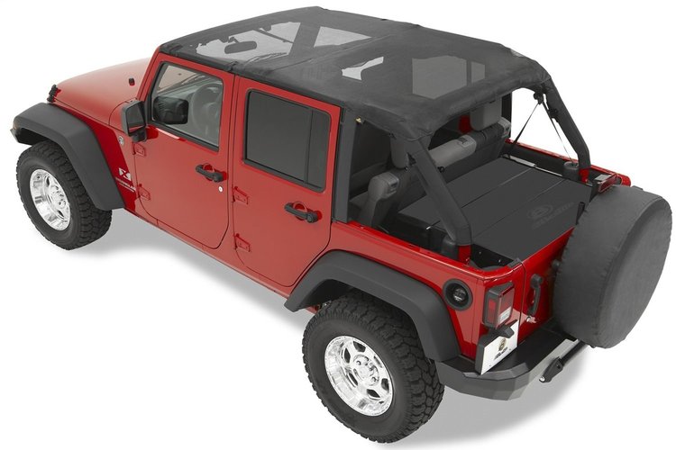 Header Extended Safari Style Bikini Top, Mesh [Available While Supplies Last], Color-Matched, No Drill Header