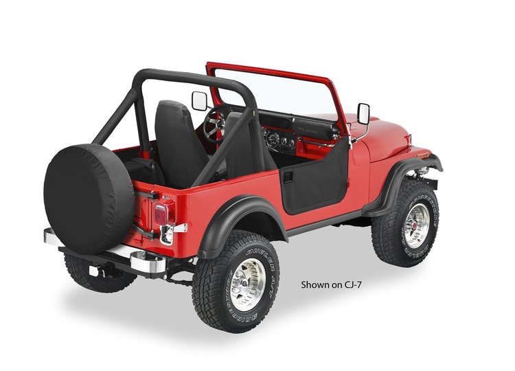 53030-01 Soft Lower Half Doors for 1964-1984 Land Cruiser FJ40 [Black]
