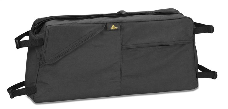 RoughRider Saddlebag/Duffle, Black Denim, Sold Individually, Converts To Shoulder Strap Duffel Bag,