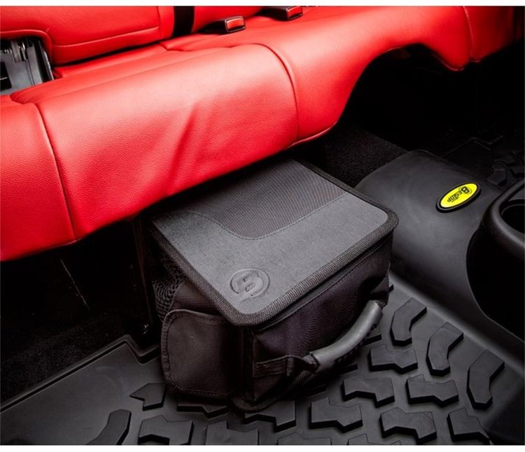 RoughRider Underseat Organizer, Black Diamond, Fits Under JK Rear Seat,