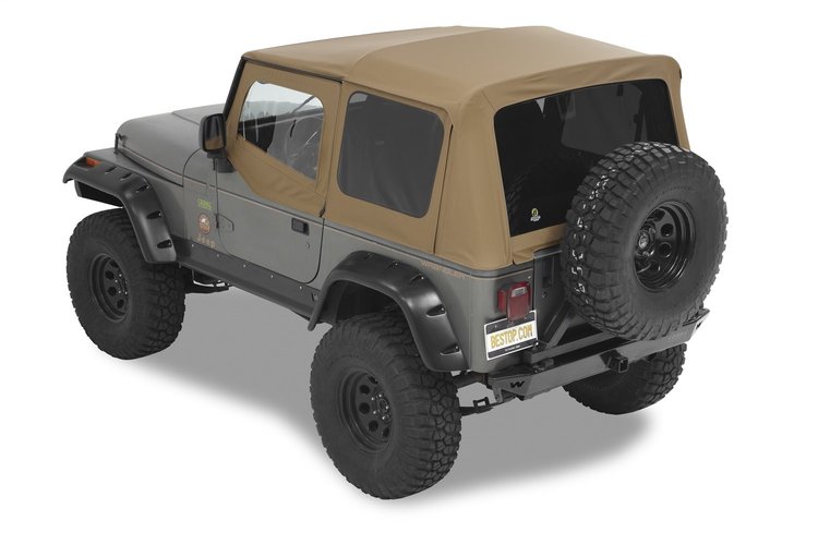 Supertop Squareback Soft Top, Spice, No Doors Included, Tinted Side/Rear Windows,