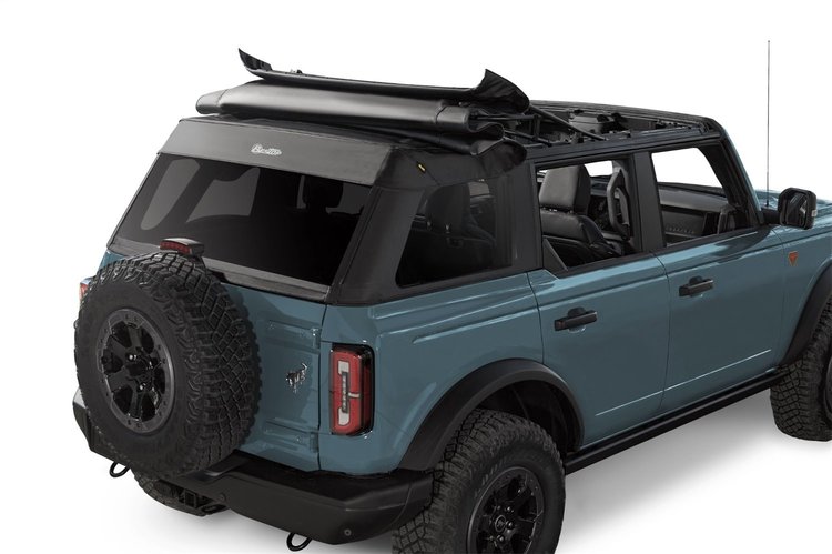56873-35 Trektop Soft Top Fits Select Late-Model Ford Bronco 4-Door [Black Diamond Vinyl Fabric]