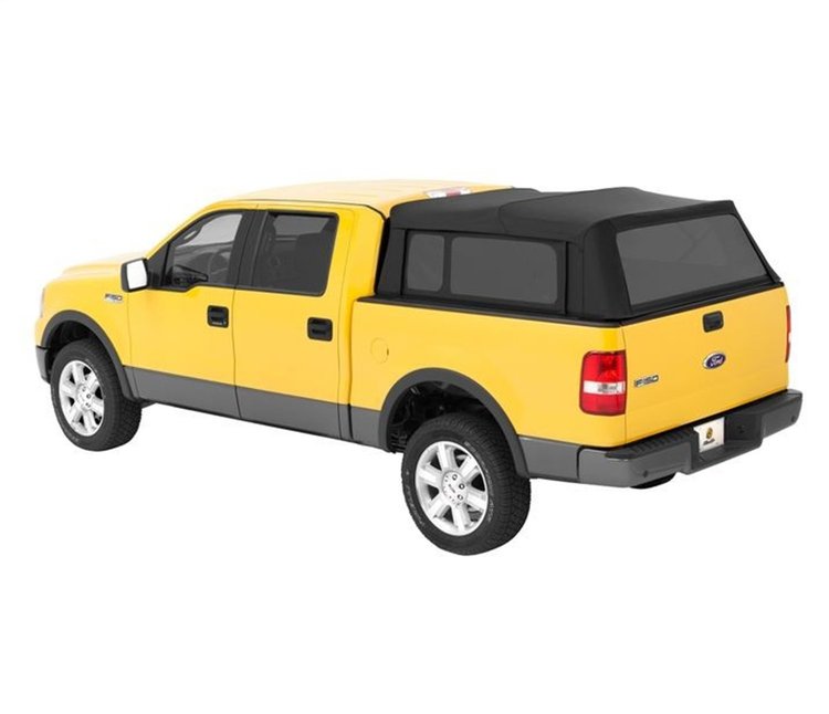Supertop Truck Bed Top, Black Diamond, w/o Cargo Channel System,