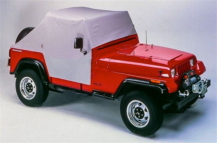 81035-09 All Weather Trail Cover for 1976-1986 Jeep CJ7, 1987-1991 Jeep YJ Wrangler [Charcoal]