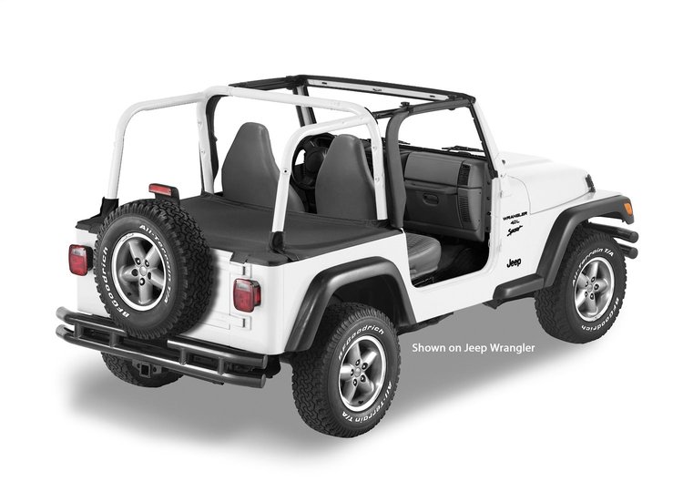90029-15 Duster Deck Cover for 1995-1998 Chevy/Geo Tracker & Suzuki Sidekick [Black Denim]