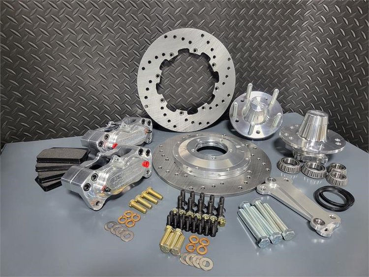 4 Piston Heavy Duty Front Drag Race Brake Kit 1982-92 Camaro/Firebird