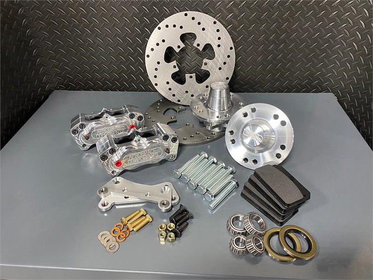 4 Piston Heavy Duty Front Drag Race Brake Kit 1974-1979 Toyota Corolla