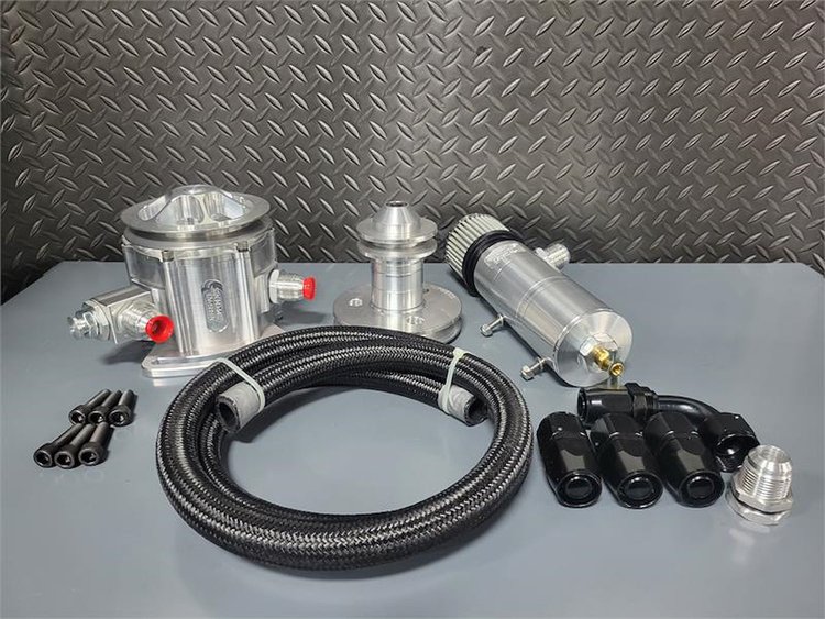 Vacuum Pump Complete Kit Big Block Ford With 3 Bolt Balancer