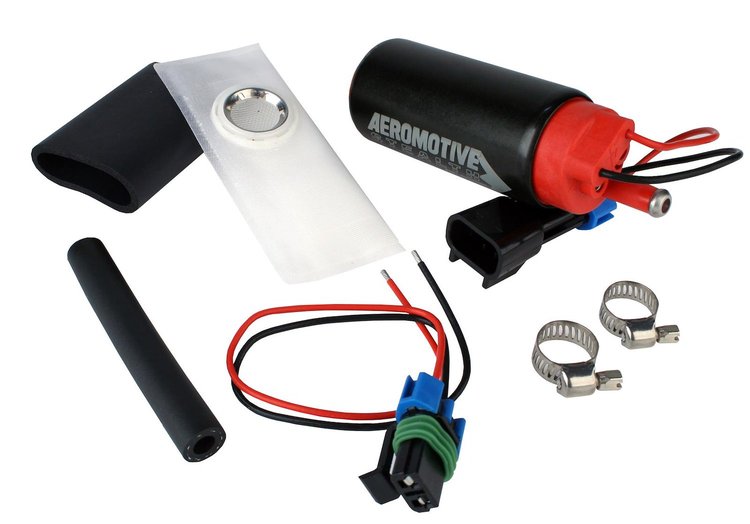 Stealth 340 LPH In-Tank Fuel Pump with Large Center Inlet [Wiring Harness Included]