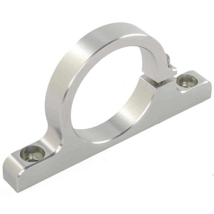 Billet Aluminum Fuel Filter Bracket Fits Aeromotive Fuel Filters 12301, 12304, 12306, 12307, 12321, 12324, 12351, 12354, 12331