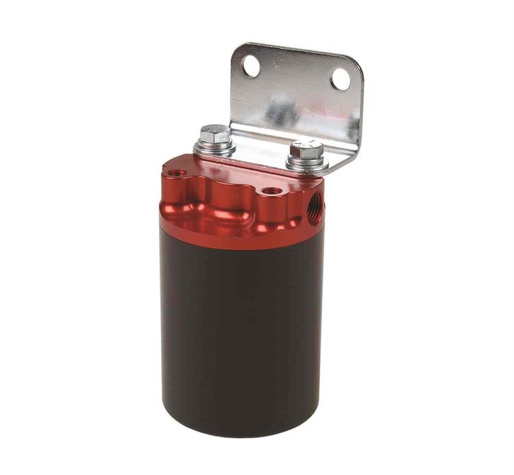 SS Series Fuel Filter Red cap/Black base