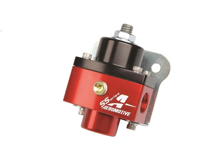 2-Port Adjustable Fuel Pressure Regulator -6AN O-Ring Female Inlet/Outlet Ports