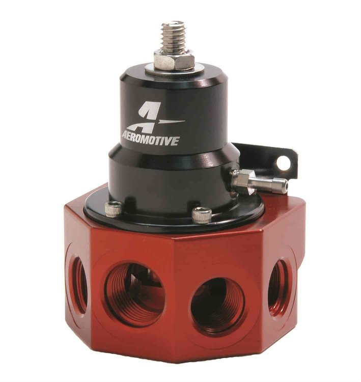 A2000 Carbureted Bypass 4-Port Regulator Red/Black