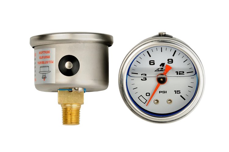 Fuel Pressure Gauge 15 psi